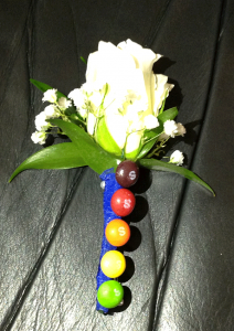 Skittles Corsage