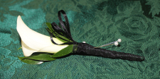 White Flower Boutonniere