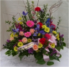 Colorful Funeral Arrangement